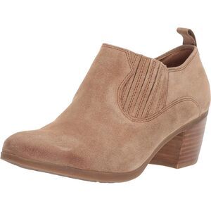 Comfortiva Womens Arnette Ankle Bootie Beige Suede CT0016590 9M Rustic Boho Chic